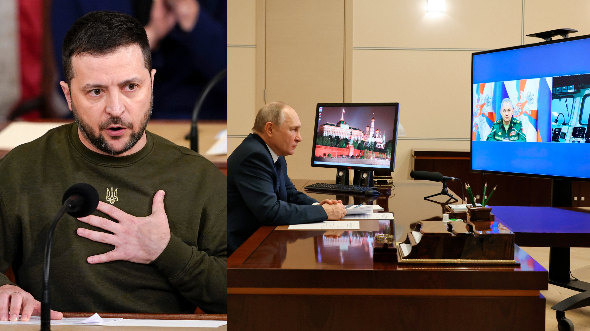 Volodymyr Zelenskyj, Vladimir Putin