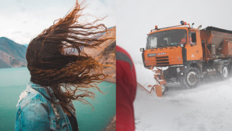 sneh, víchrica, vietor