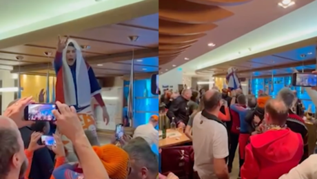 Petra Vlhová na oslavách vo Flachau