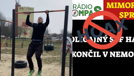 hoax mariana Kotlebu o infarkte Štefana Hamrana