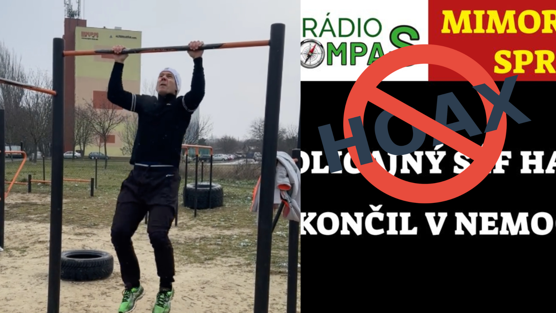 hoax mariana Kotlebu o infarkte Štefana Hamrana