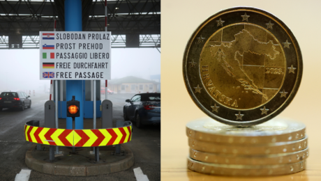 Chorvátsko-slovinský hraničný priechod a euro