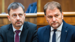 Eduard Heger a Igor Matovič