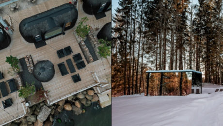 Estónsky rezort Iglupark so saunami na pobreží a hotel v prírode