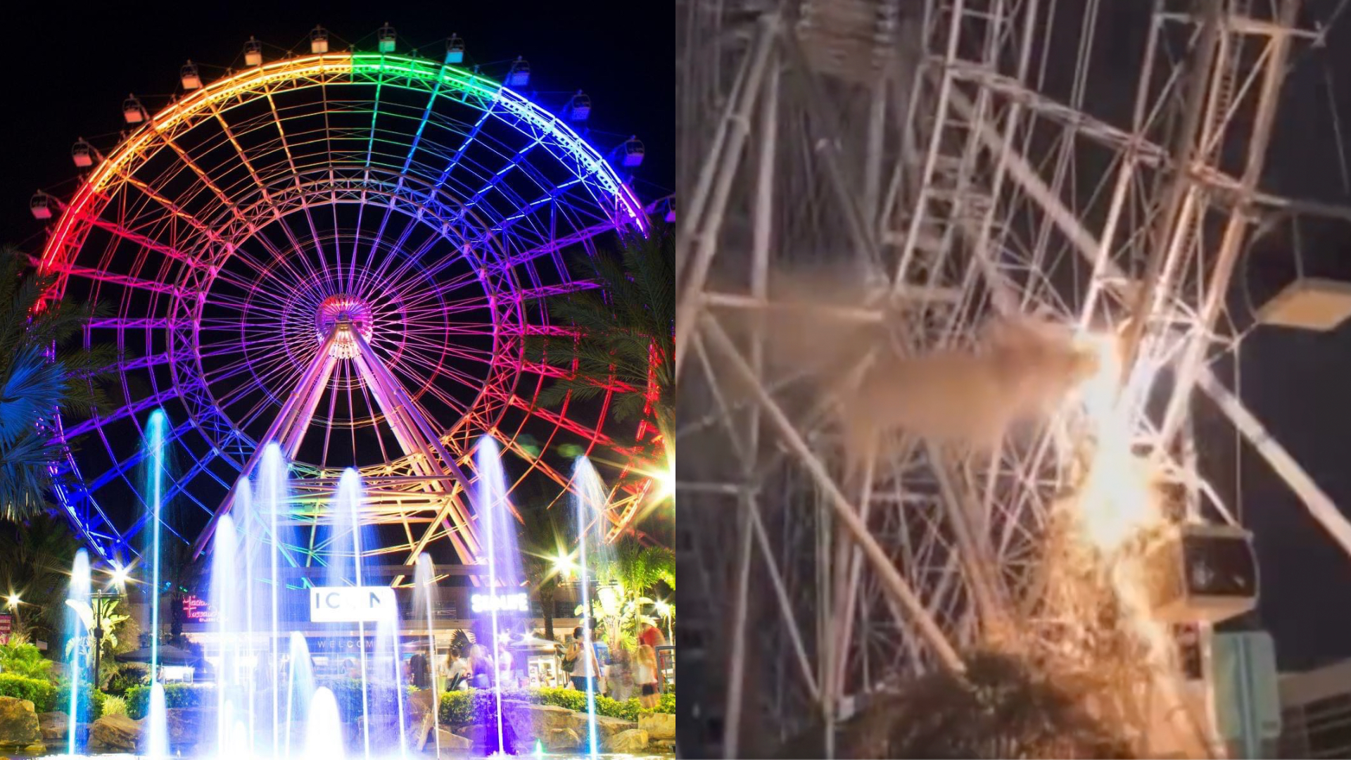 Ruské koleso v Orlande sa zaseklo. V zábavnom parku vypukol požiar