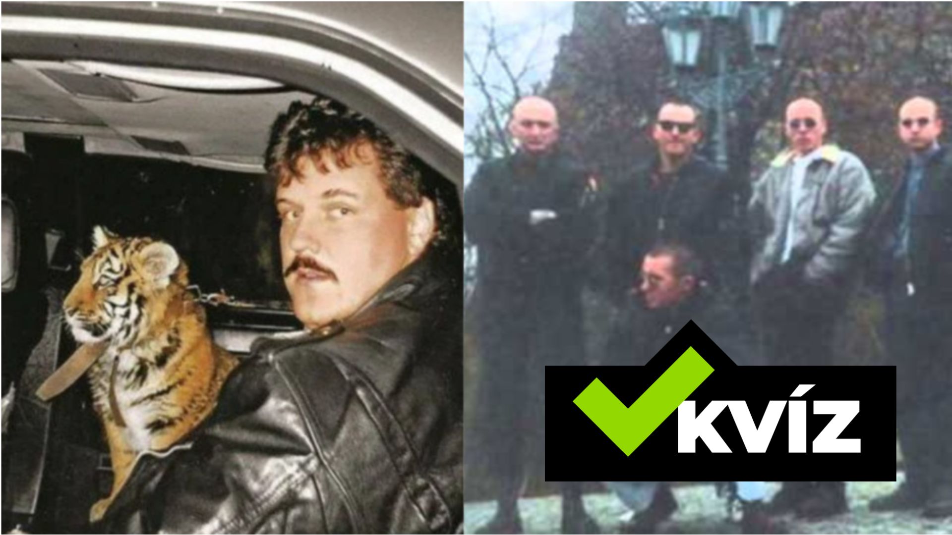 Vľavo černák, vpravo kapela