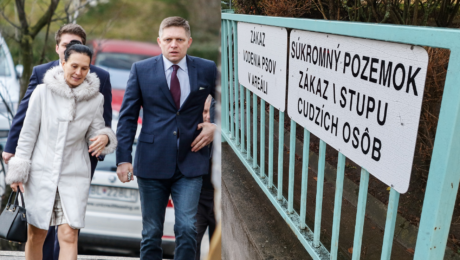 Robert Fico s rodinou