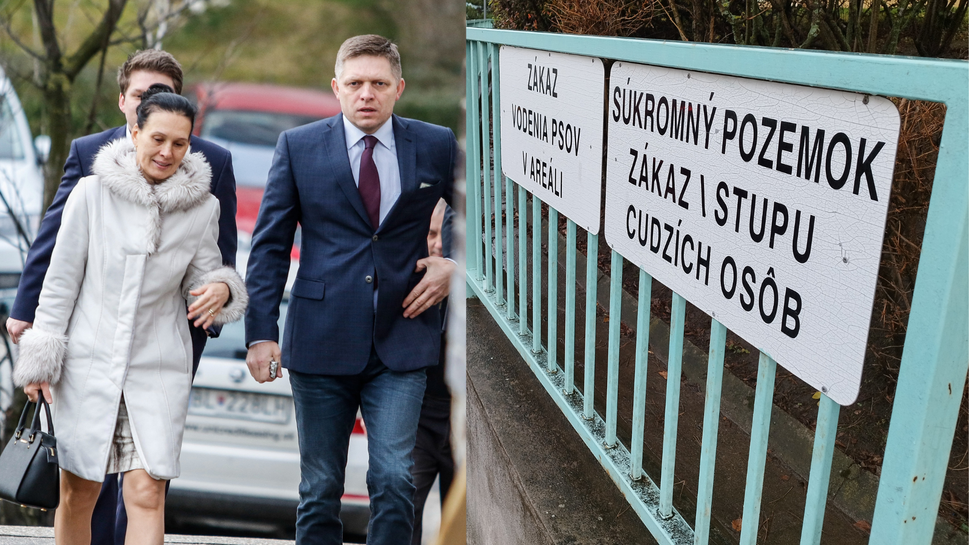 Robert Fico s rodinou