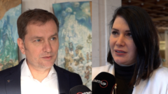 Igor Matovič a Jana Bittó Cigániková rozprávajú