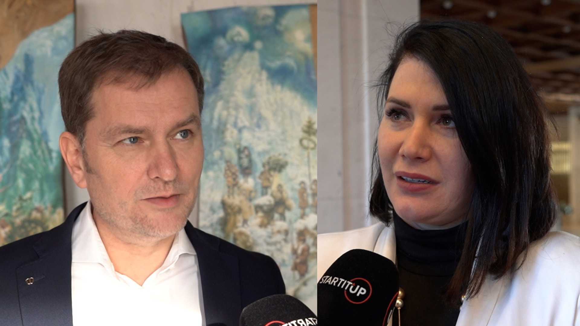 Igor Matovič a Jana Bittó Cigániková rozprávajú