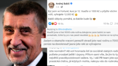 Andrej Babiš a komentáre