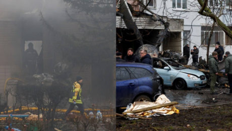 Pád vrtuľníka na Ukrajine neprežil minister vnútra