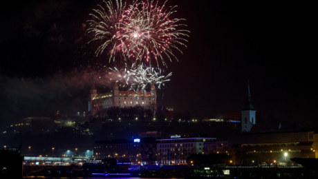 Ohňostroj v Bratislave