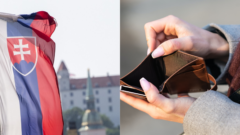 Slovenská vlajka a peňaženka