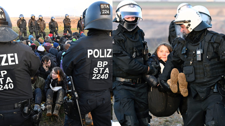 V Nemecku polícia zadržala Gretu Thunberg a ďalších aktivistov