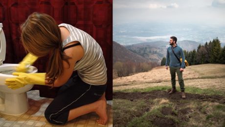 žena, muž, upratovanie