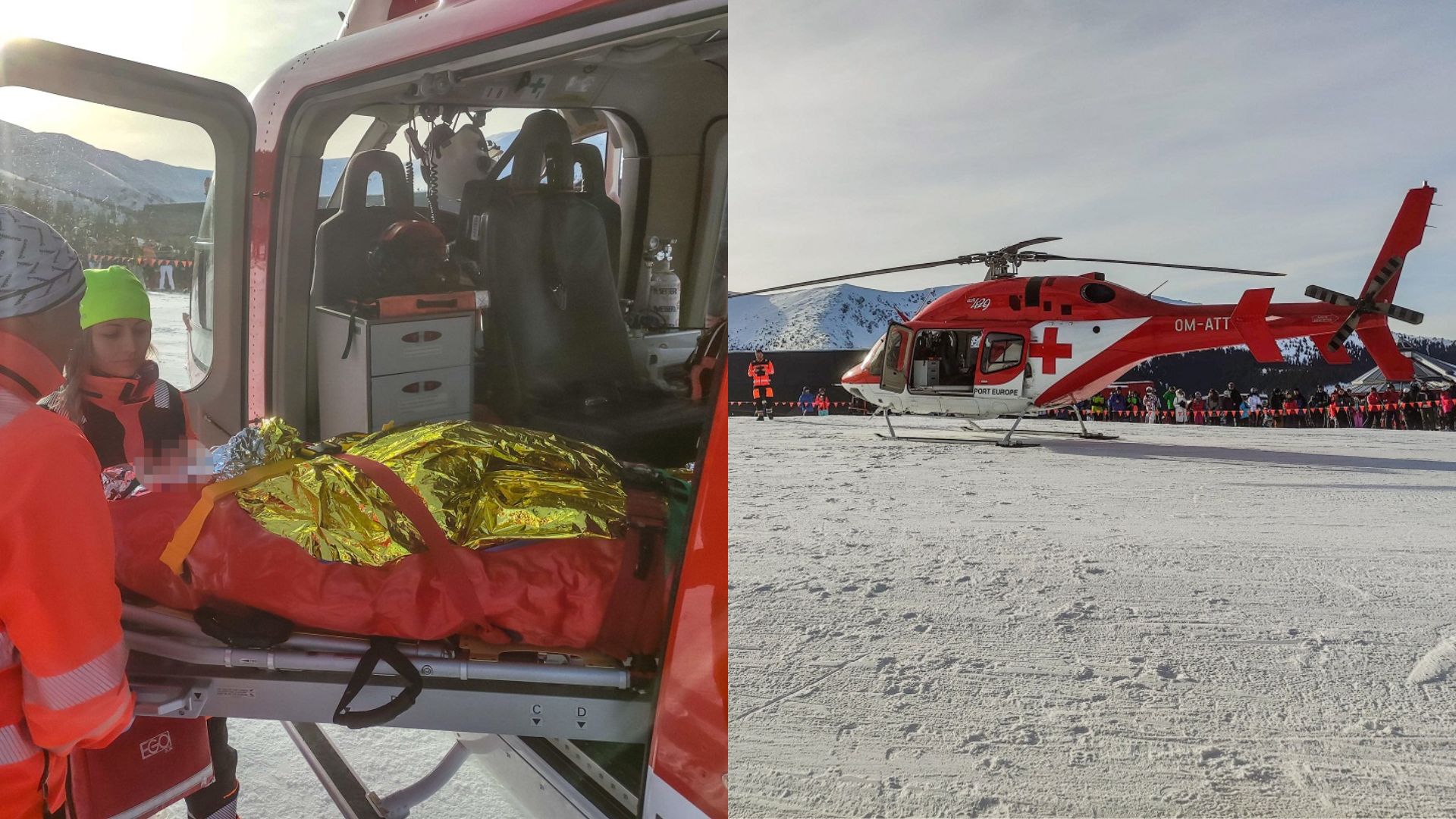 Nehoda pri lyžovaní