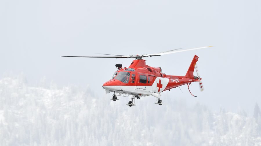 záchranársky vrtuľník