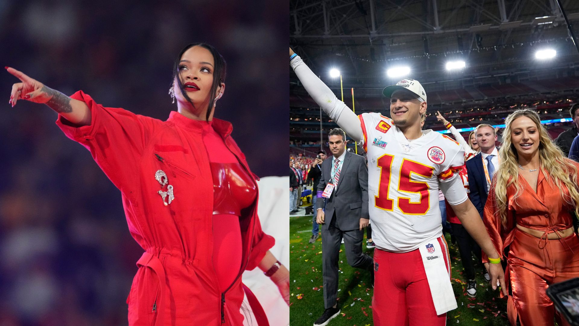 rihanna super bowl halftime show 2023 patrick mahomes