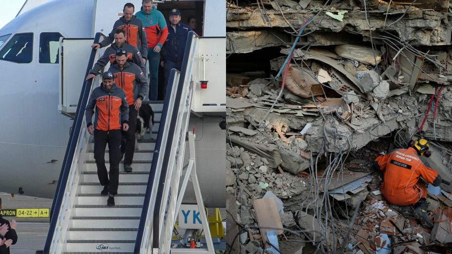 zemetrasenie v turecku slovenskí záchranári sa vrátili domov a vystupujú z lietadla