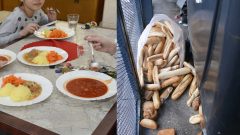 školská jedáleň obedy jedlo deti plytvanie jedlom