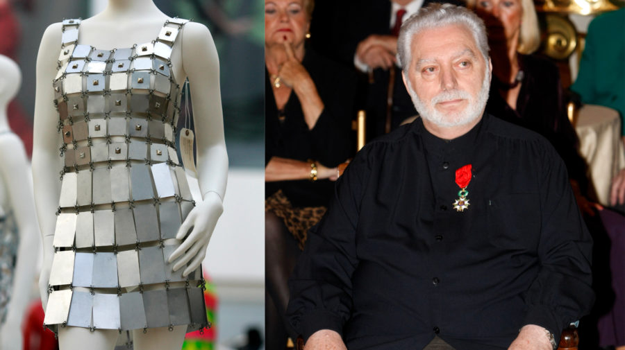 Tunikové šaty z dielne módneho návrhára Paca Rabanneho, Španielsky módny návrhár Paco Rabanne