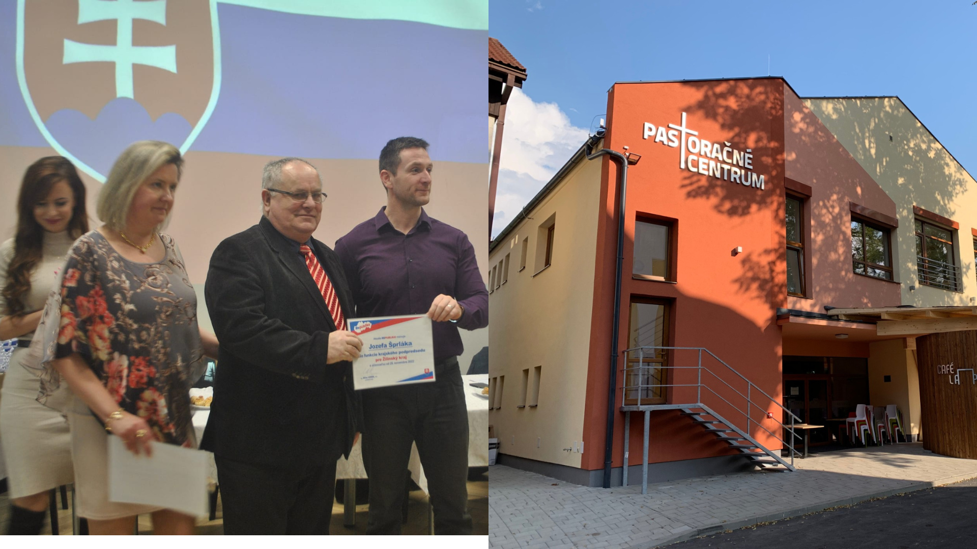 Stretnutie hnutia Republika a pastoračné centrum v Čadci