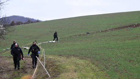Policajti na mieste nehody