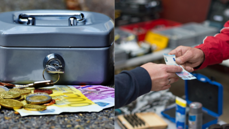 Pokladnica, peniaze a platenie