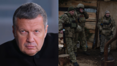 Vladimir Solovjov a ukrajinskí vojaci