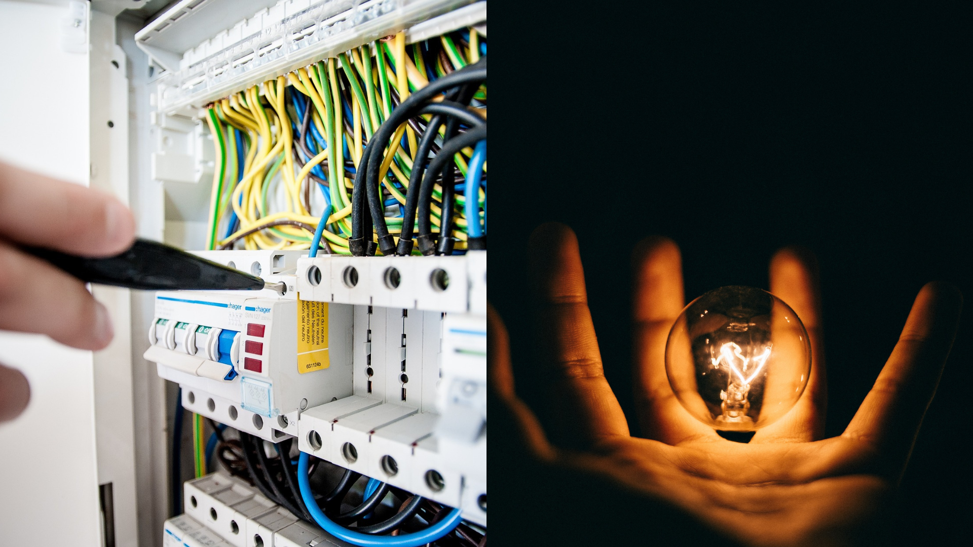 Oprava rozvodne a žiarovka