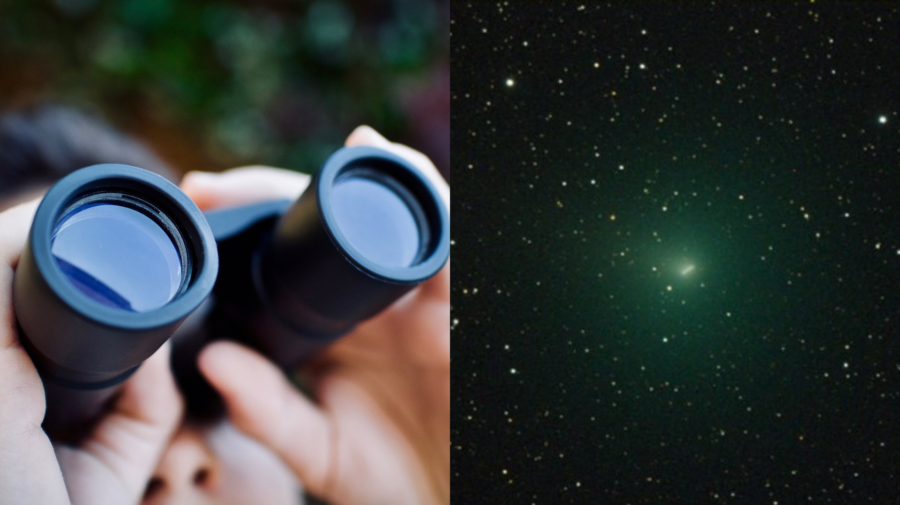Ďalekohľad a zelená kométa