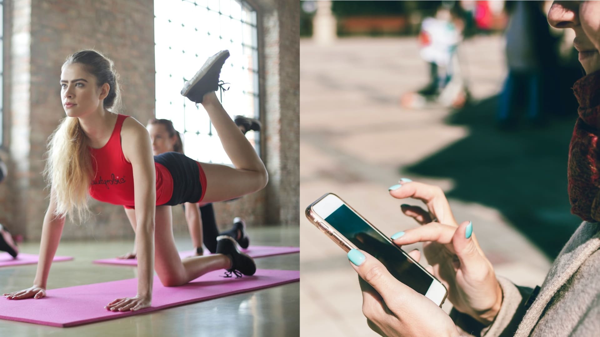 cvičenie a scrollovanie