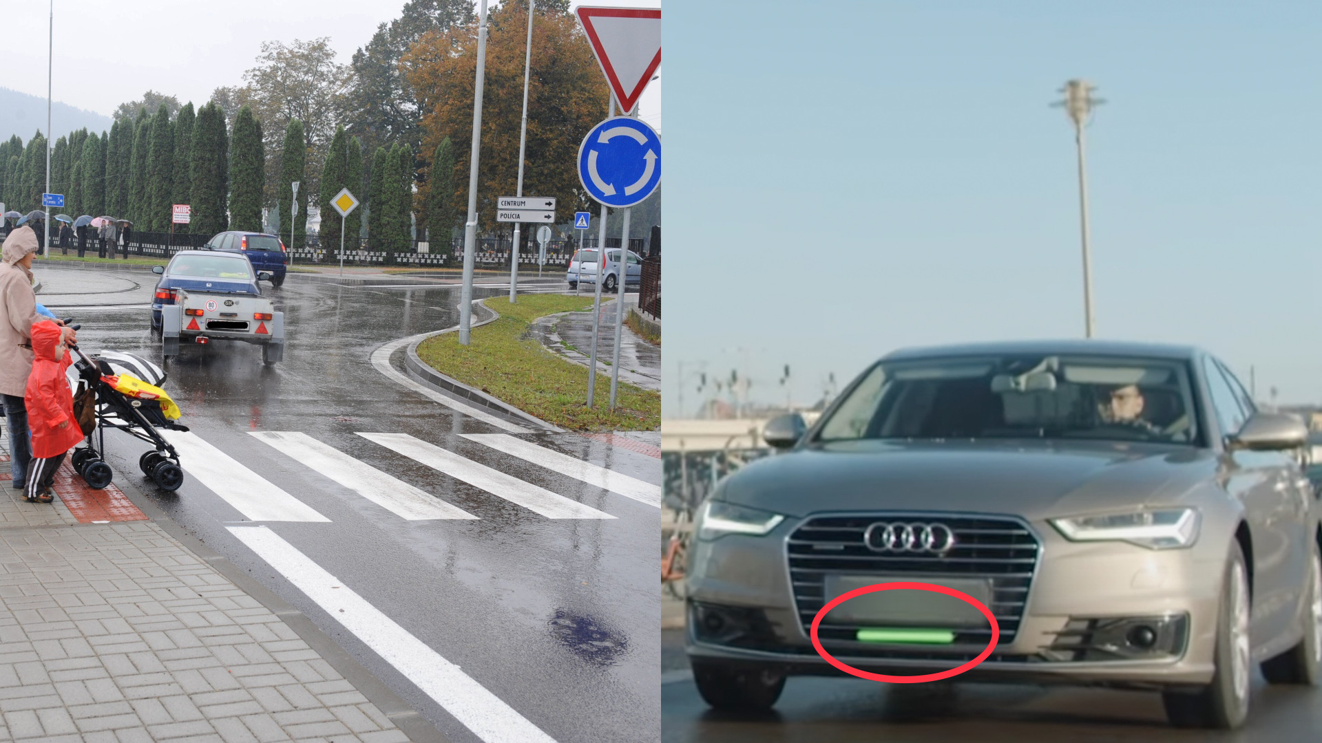 Predné brzdové svetlo testované na Slovensku