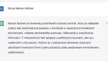 chatGBT o Marianovi Kočnerovi