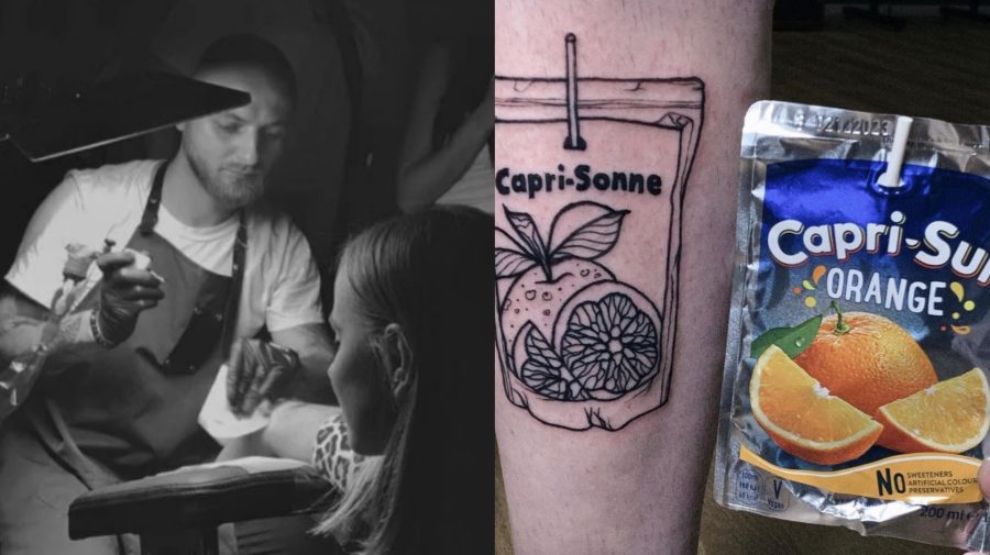 tatér, Capri-Sone džús tetovanie