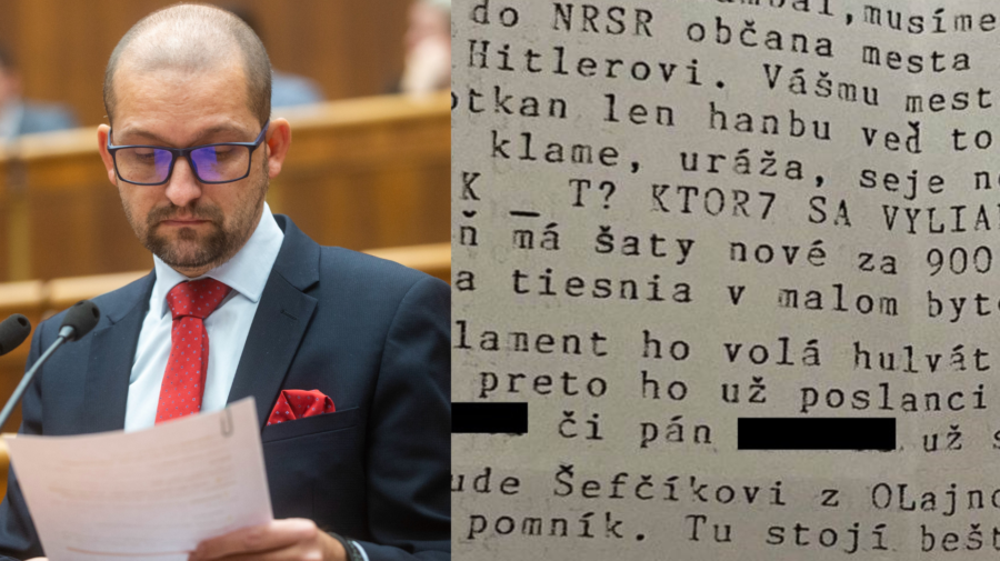 Marek Šefčík a list