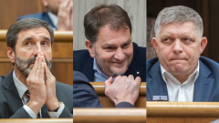 Juraj Blanár, Igor Matovič, Robert Fico v pléne