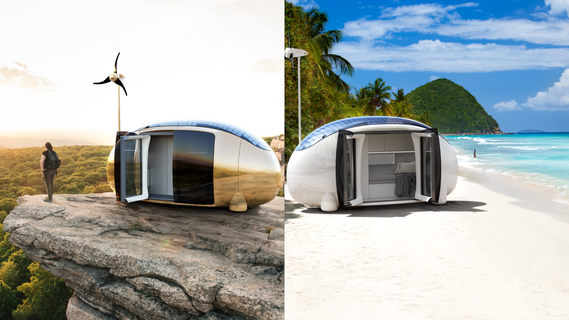 Energeticky sebestačné mikrovajíčka, vďaka ktorým môžeš bývať kde len chceš