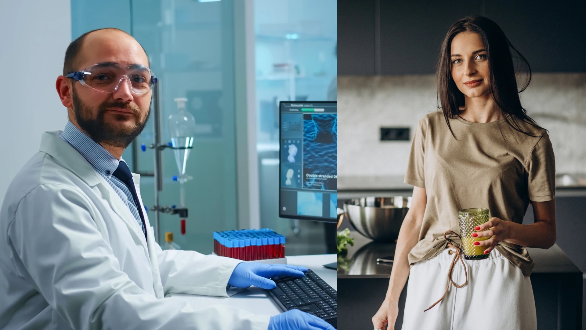 vedec, žena, strava