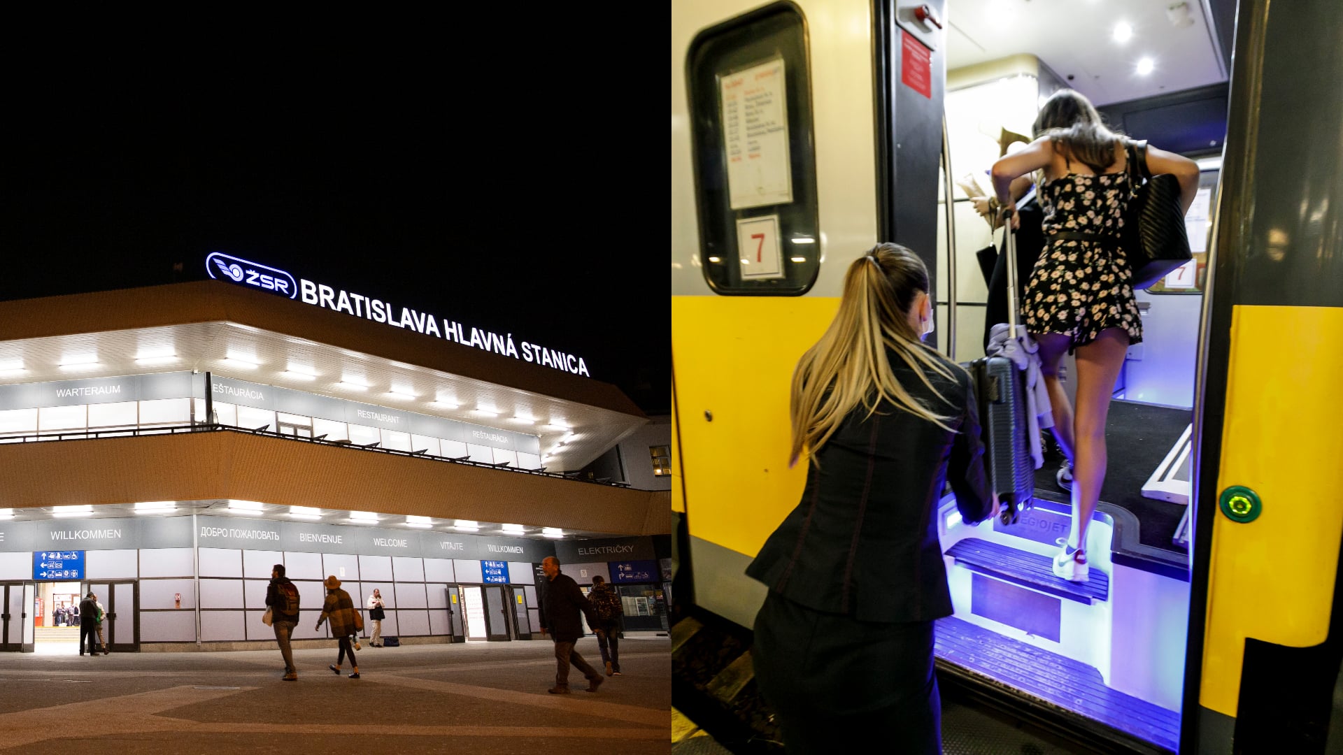 hlavná stanica vlak