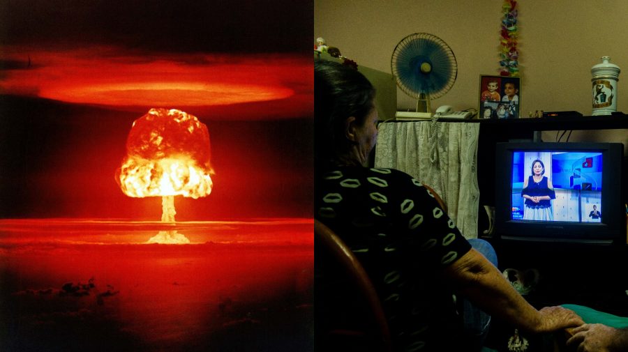 jadrový útok televízia
