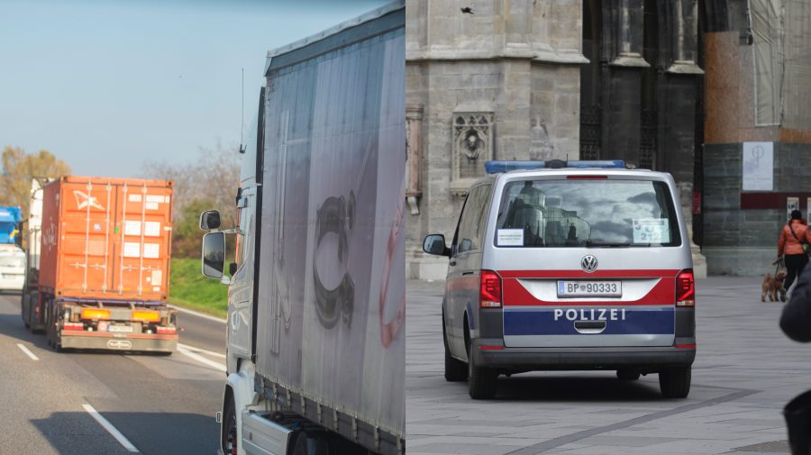 Kamióny, rakúska polícia