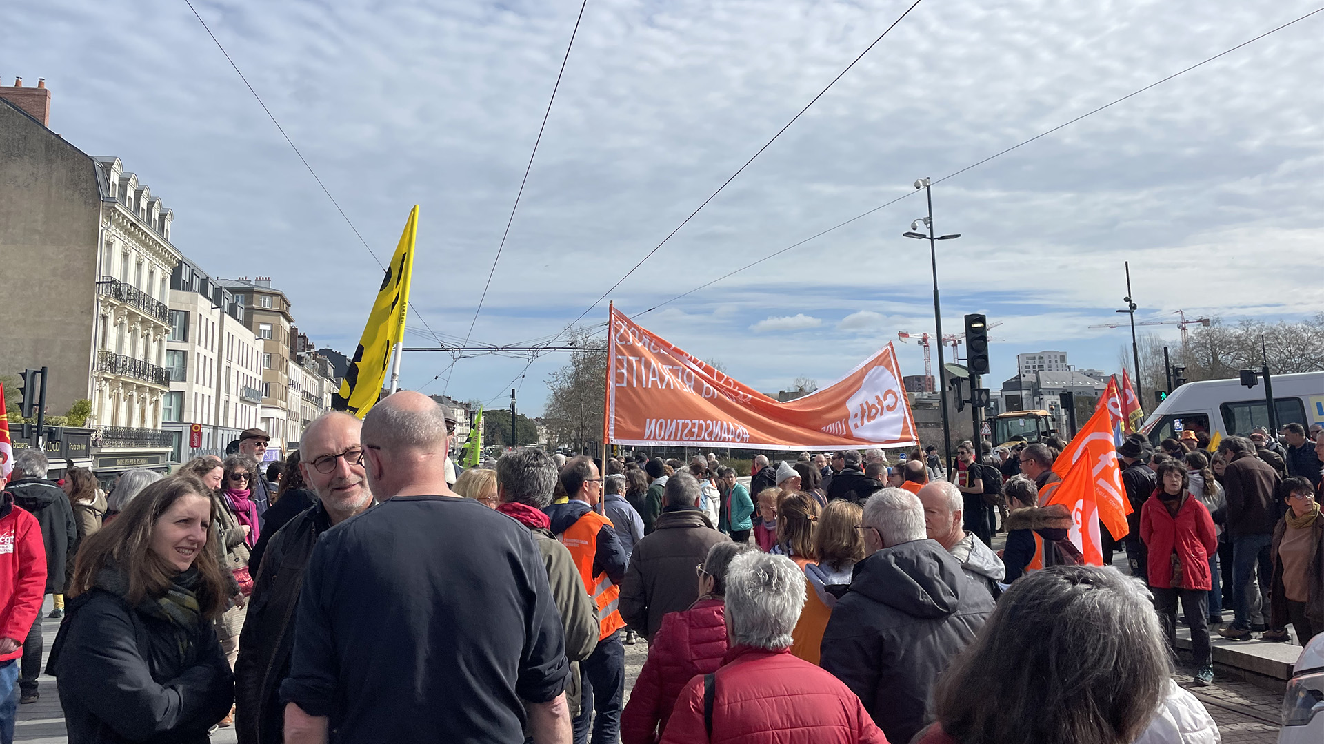 Protest proti dôchodkovej reforme