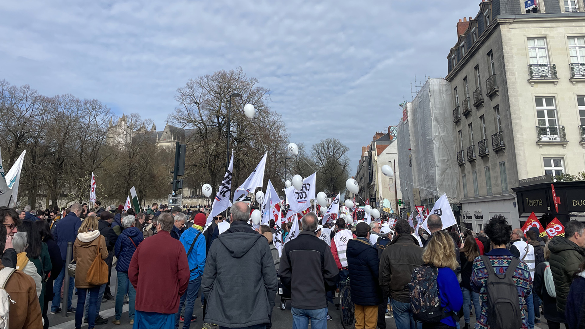 Protest proti dôchodkovej reforme