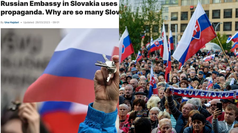 Ruská propaganda na Slovensku, pochod za mier