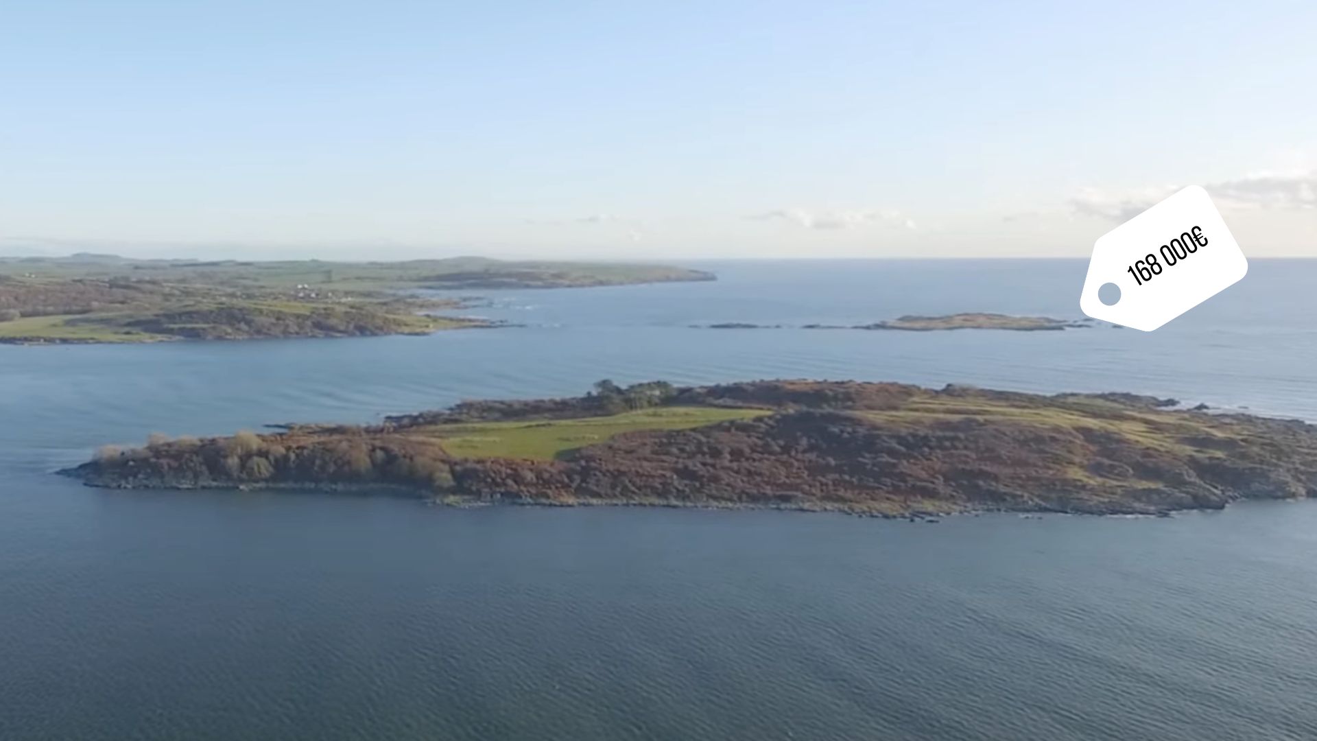 Škótsky ostrov na predaj za 168 tisíc eur, 150 000 libier