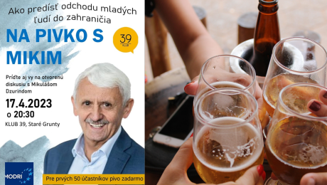Dzurinda, pivo