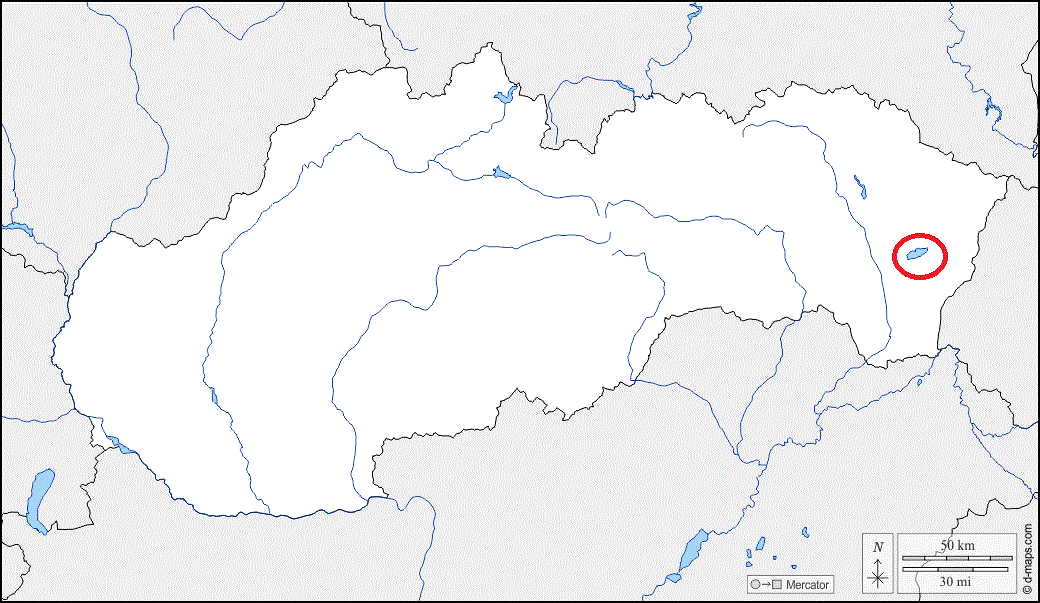 mapa Slovenska