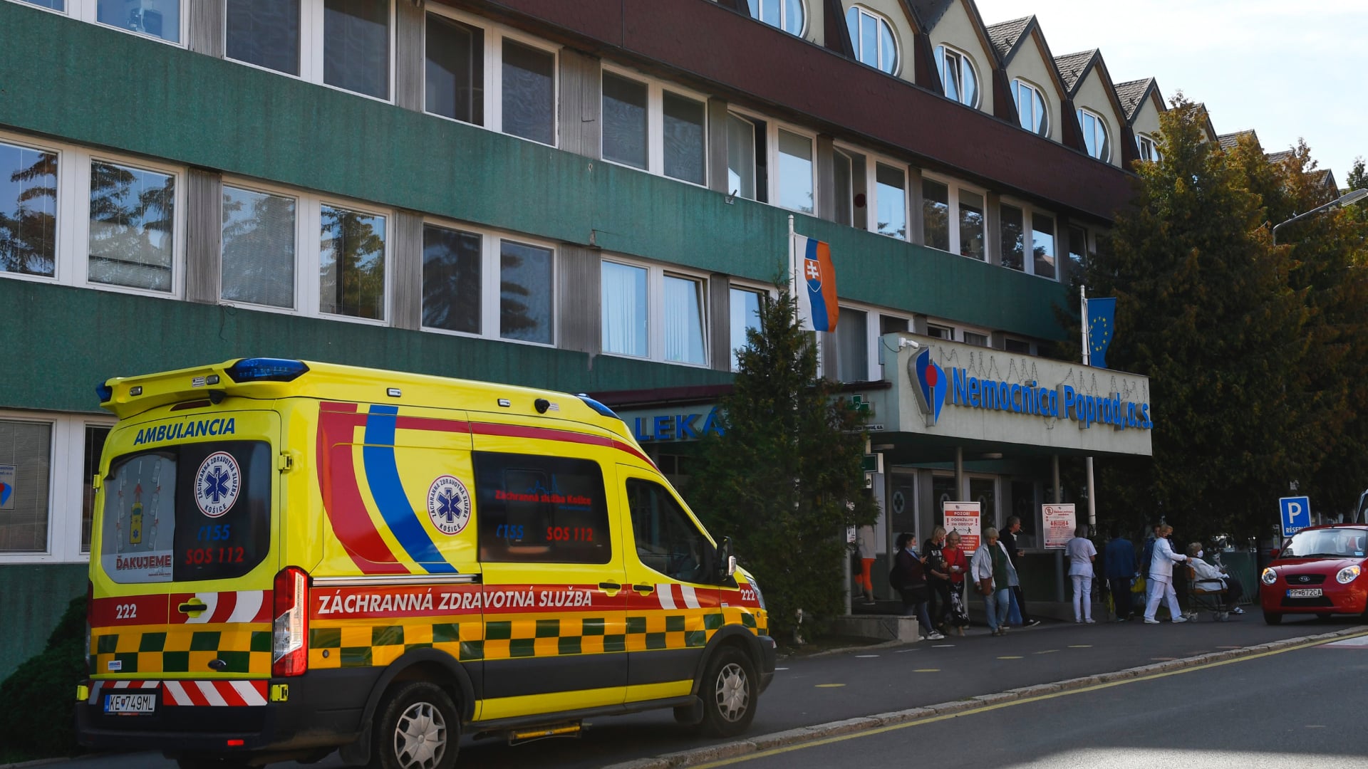 záchranka, nemocnica